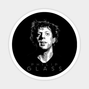 Philip Glass - Black and White Magnet